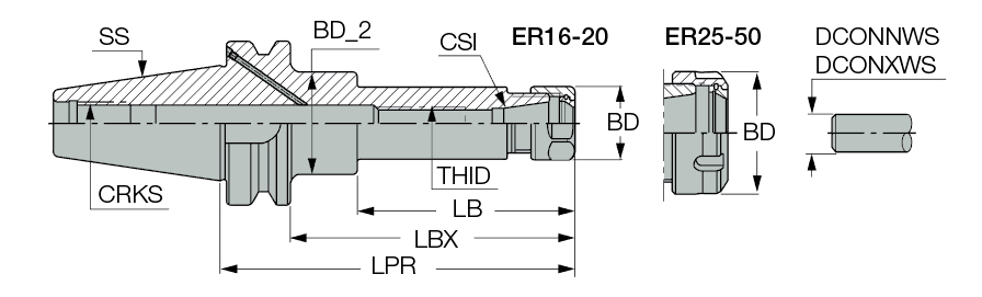BT40 ER32X 60